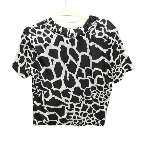 Allison Daley Petite Womens Blouse Multicolor Size 17' Polyester Blend Pullover - Picture 2 of 12